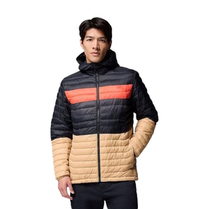Men Cold Weather Puffer Jacket 370 GSM Nylon Quilted Thermal Insulated Winter <b>Coat</b> Warm <b>Hooded</b> Outdoor Workwear OEM Private - Product Image 3