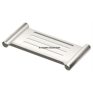 Porte-savon moderne en acier inoxydable, forme unique, finition brillante, accessoire de salle de bain indispensable, best-seller - Product Image 1