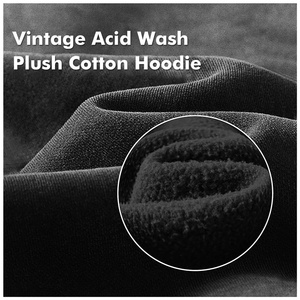 Fournisseur de vêtements streetwear taille US, faible MOQ, coupe et couture, vente en gros, pull vierge, impression graphique personnalisée, sweat à capuche mode urbaine - Product Image 6