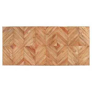 โต๊ะอาหารไม้สักแท้ หน้าโต๊ะไม้ธรรมชาติ ขาสีดำ - Product Image 4