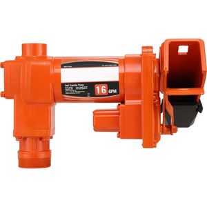 Pompa di Trasferimento Carburante 12V DC 16 GPM 1/4 HP con Ugello Automatico, Pompa Estrattore Benzina, Tubo di Scarico e Tubo di Aspirazione - Ricambi per Pompe - Product Image 1