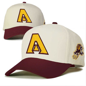 Gorras de béisbol unisex de alto rendimiento, de algodón, de cinco paneles, de color sólido, informales, transpirables y ajustadas para adultos. - Product Image 1