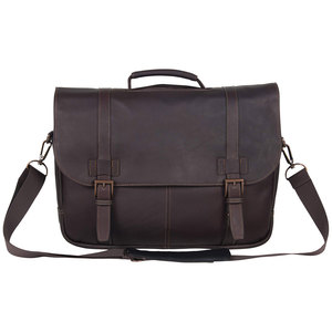 Sac pour ordinateur portable homme/femme, dernier design tendance, plusieurs compartiments spacieux, poches intérieures multiples, cuir véritable, léger, imperméable. - Product Image 2
