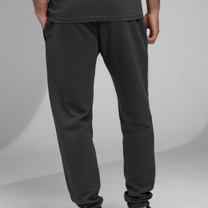 Wholesale Custom men's Winter Solid Casual Workout Wide Leg High Waisted Sports Cotton Fleece Fitted <b>Joggers</b> Pockets - Product Image 6