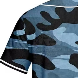 Maillot de baseball classique pour homme, vêtement de sport athlétique à boutons, maillot de baseball pour homme - Product Image 4