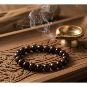 Wholesale Handcrafted Mahogany Obsidian Strength <b>Bracelet</b> Natural Crystal Beaded Fashion Accessory for <b>Healing</b> - Product Image 2