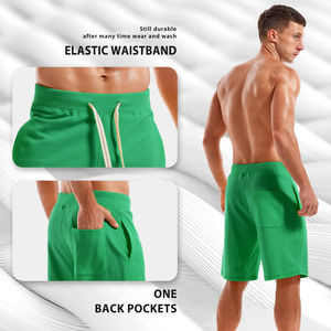 Shorts en molleton épais personnalisés en gros, style streetwear ample, pour les marques de streetwear américaines - Product Image 6