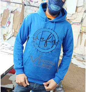 Sweat-shirts à capuche personnalisés pour hommes, imprimés par sublimation numérique, en polaire 100% polyester, coupe ample, avec logo personnalisé - Product Image 5