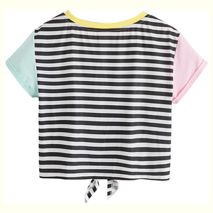 Camiseta de Mujer al por Mayor, Ecológica, Cómoda, Elegante, Corte Regular, Manga Corta, Estampado Sólido Informal, Tallas Grandes, Logotipo Personalizado - Product Image 6