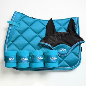 Coussinets de selle avec LOGO brodé personnalisé de qualité supérieure pour cheval, produits équestres, équipement d'équitation - Product Image 2