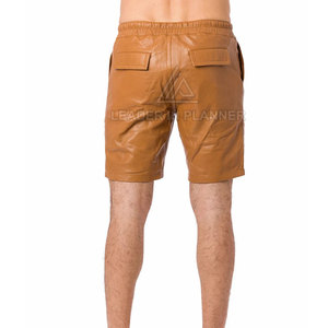 Pantalones Cortos de Cuero Ligeros para Hombre al por Mayor, Cómodos, de Verano, Más Vendidos - Product Image 3