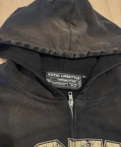 Men's 100% Cotton Fleece Printed Sun Fade Rhinestones Hoodie Breathable Quick Dry Boxy Fit For Upcoming Winter Season 2027 - Product Image 3