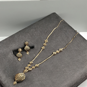 Joyería de Moda al por Mayor: Conjunto de Collares Largos Chapados en Oro de 14K, 18K, 24K, Joyería Tradicional, Joyería de Latón Rellena de Oro, Oro Joyería - Product Image 3
