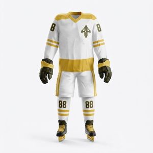 Uniforme de Hockey sobre Hielo RIVIAN ATLANTIC 100% Poliéster, Impresión por Transferencia de Calor, Color Sólido, Calidad Premium para Hombre - Product Image 2