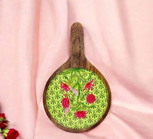 Plato de Madera para Servir Pizza con Diseño Impreso en Esmalte, Precio de Fábrica al por Mayor, Decoración para el Hogar, Hoteles y Restaurantes - Product Image 3