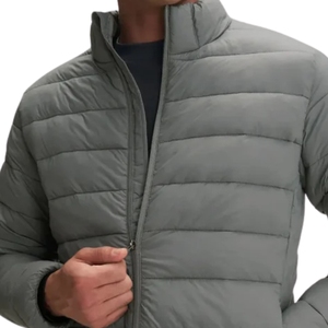 Blouson d'hiver matelassé pour homme, isolé, chaud, léger, coupe-vent, manteau décontracté pour l'extérieur, fabricant de vêtements sur mesure - Product Image 5