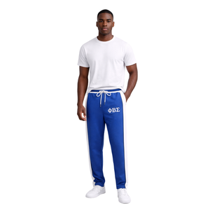 Pantalones de Calentamiento Phi Beta Sigma Blue Air Tech Fleece para Hombre, Ligeros, Transpirables, Ajuste Atlético, Ropa de Entrenamiento de la Fraternidad Griega - Product Image 1
