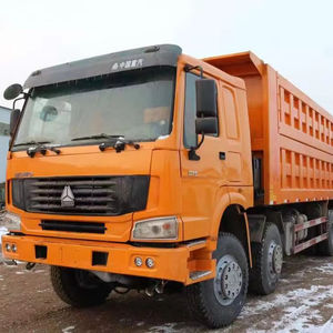 Camión Volquete Howo 8x4 Euro 2 Diésel Nuevo, 10 Ruedas, 11-20T de Carga, Volante a la Izquierda, Cámara Trasera, Pantalla Táctil, Aire Acondicionado - Product Image 1