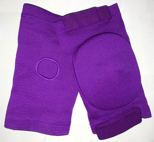 Genouillères épaisses en mousse violette personnalisées, élastiques, anti-collision, pour le sport, la danse, le volleyball et le basketball. - Product Image 1