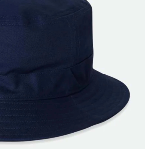 Sombrero de Pescador Unisex Azul Marino Sólido, Gorra Casual Transpirable para el Sol de Verano para Adultos - Product Image 3