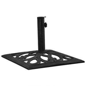 Grande base d'ombrelle en fonte durable noire pour terrasses et parasols - Product Image 3