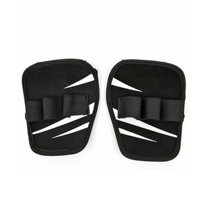 Gants de sport unisexe à demi-doigts violets avec support de poignet, antidérapants, respirants, en nylon/polyester/rayonne, robustes, avec fermeture auto-agrippante - Product Image 1
