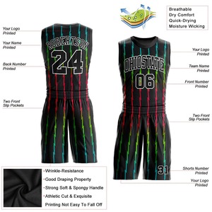 Uniforme de Baloncesto Transpirable 100% Poliéster, Alta Calidad, Logotipo Personalizado, Servicio OEM, Diseño Nuevo Hecho a Medida - Product Image 4