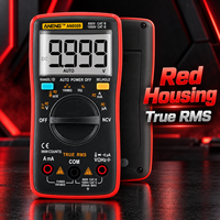 Multimètre numérique True RMS AN8009 à sélection automatique de plage, 9999 affichages, testeur électrique pour électriciens et réparations, vente en gros