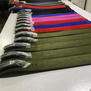 Ceinture de musculation en cuir OEM avec boucle en acier électroplaqué, couleur et taille personnalisables, élasticité réglable pour l'entraînement en salle de sport - Product Image 5