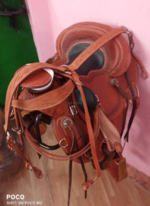 Selle d'équitation de sentier de plaisance en cuir fait à la main Western Roping Ranch Wade Saddle English Horse Racing Products From India - Product Image 4