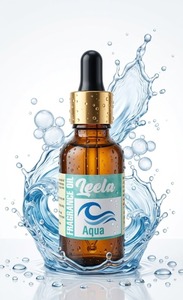 Aceite aromático Leela Aqua 100% puro, aceite esencial destilado al vapor, aroma fresco, aromaterapia, para todo tipo de piel, paquete de 500 ml - Product Image 1