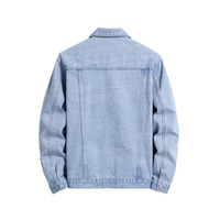 Nouvelle conception de vestes en jean tricotées unies en gros, veste en jean de qualité supérieure avec options de couleurs personnalisées disponibles