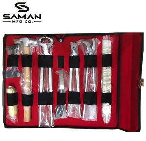Kit d'outils professionnels pour fermeurs, soins des sabots de cheval, outils de ferrage, équipement vétérinaire pour fermeurs, ensemble d'outils de coupe de sabots équins - Product Image 1