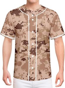 Maillot de baseball respirant pour homme, sublimation personnalisée, impression intégrale, vêtement de sport tendance pour usage décontracté - Product Image 5