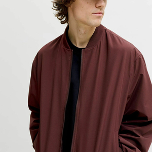 Chaqueta Bomber Personalizable 100% Poliéster para Hombre, Chaqueta Bomber de Invierno Impermeable, Estilo Urbano y Moderno - Product Image 5