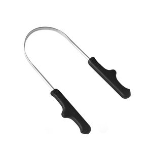 Limpiador de Lengua Eficiente de Acero Inoxidable, Raspador de Lengua Eficaz con Mango de PVC Duradero, Fuente de Alimentación Manual - Product Image 2