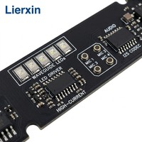 Lierxin LEX-AR-WG-V25 Lunettes Intelligentes IA à Immersion Argentée, Guide d'Ondes Optique, PCB de Pilote Ultra-Fin à 6-8 Couches, Micro LED MicroOLED