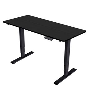 Scrivania Elettrica Regolabile in Altezza a Doppio Motore, 3 Livelli, Piano in Due Pezzi, Postazione di Lavoro per Casa e Ufficio - Product Image 2