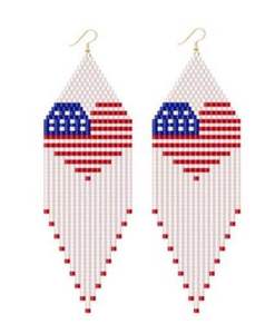 Pendientes de Diseño Modernos con Cuentas, Joyería Hecha a Mano a Bajo Precio - Product Image 2