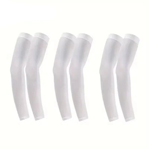 Manchon de compression sportif pour bras, protection UV, évacuation de l'humidité, élastique, écologique, résistant à l'eau, imprimé numérique, cyclisme - Product Image 3