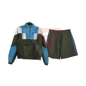 Conjunto cortavientos de moda a precio económico, conjunto de 2 piezas, chaqueta cortavientos, chándal de nailon para hombre - Product Image 3