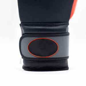 Most Popular Fighting Boxing Training <b>Gloves</b> Durable Material Adjustable Wrist Strap Black with Red Accents for Adult OEM Supply - Product Image 5