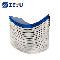 Silo à poudre démontable de type boulonné Zeyu en forme de feuille avec moteur PLC, installation électrique facile pour centrale à béton prêt à l'emploi