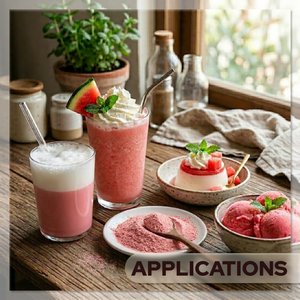 Polvo de sandía para té de burbujas, ingredientes hechos en Taiwán, de rápida dispersión, ISO 22000, para tiendas de bebidas, personalizable - Product Image 3