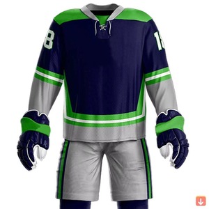 Uniforme de hockey sur glace professionnel avec broderie personnalisée et impression par sublimation |   Fournisseur en gros de pantalons en jersey OEM - Product Image 4