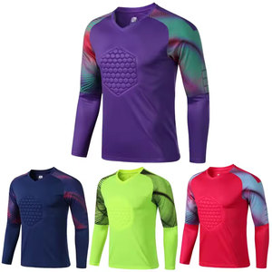 Maillots de gardien de but de football unisexes de qualité supérieure, sans manches, 100% polyester, respirants, anti-transpiration, coupe classique - Product Image 4