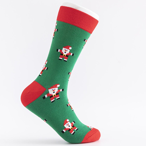 Chaussettes fantaisie pour hommes, anti-bactériennes, hiver, dessin animé, décontractées, amusantes, colorées, originales, pour Noël, vente en gros - Product Image 3
