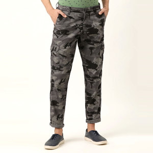 กางเกงคาร์โก้ผู้ชายขายดี พร้อมปักโลโก้ตามสั่ง สวมใส่สบายๆ สำหรับกิจกรรมกลางแจ้ง กางเกงคาร์โก้ผู้ชายแบบซักล้าง ผลิตจากโรงงาน - Product Image 1