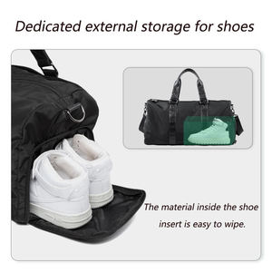 Large Overnight Duffel <b>Bag</b> Customized Logo Fitness Outdoor Sports <b>Weekender</b> Wet <b>Shoe</b> <b>Compartment</b> Durable <b>Bag</b> for Gym - Product Image 2