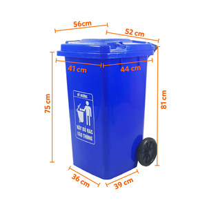 High Quality 100L Eco-Friendly Plastic Industrial Trash <b>Bin</b> Lids Durable Water Resistant for Outdoor Parks Restaurants Hotels - Product Image 3